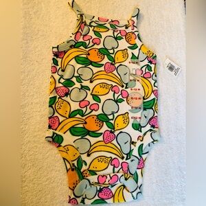 Old Navy Colorful Fruit Print Bodysuit